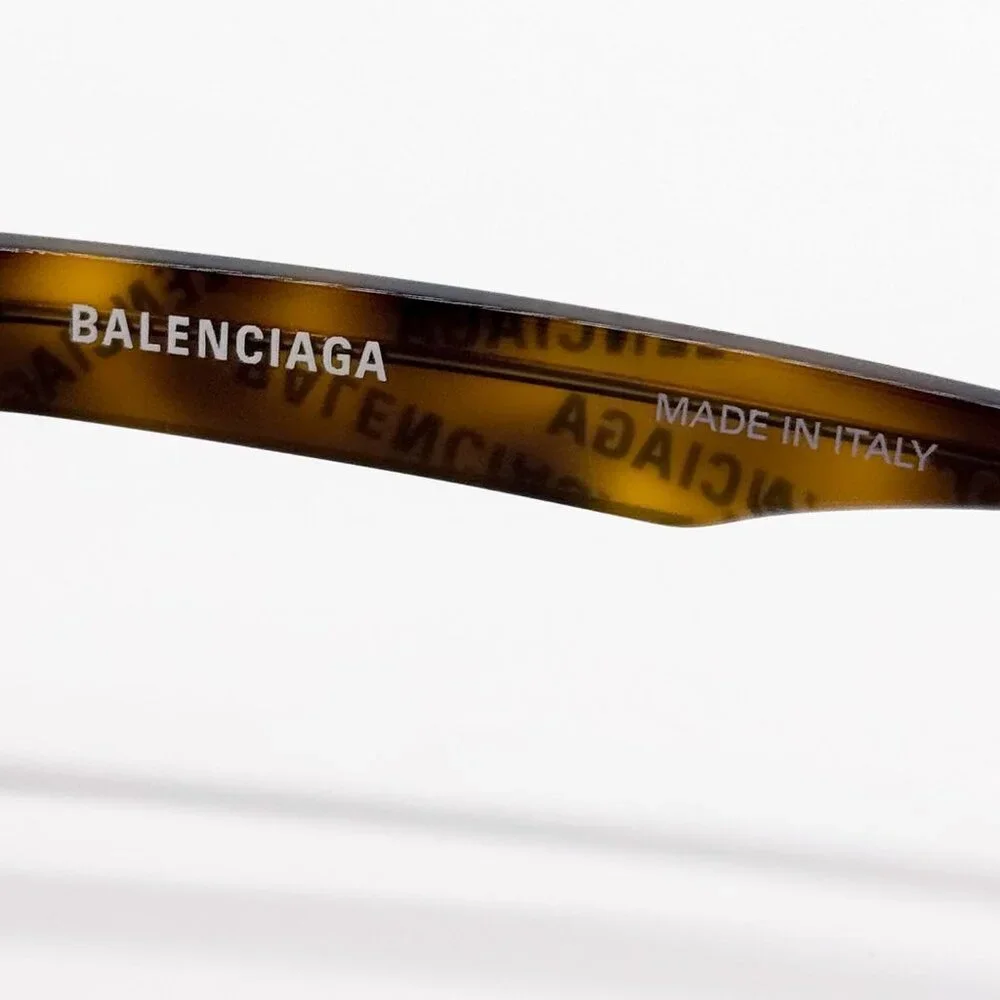 NEW BALENCIAGA EYEGLASSES BB0128O 005 CAT EYE DARK HAVANA WOMEN EYEWEAR BALENCIA
